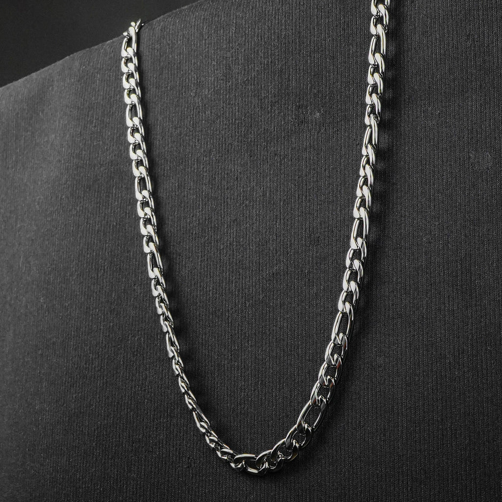 Silver Flex Figaro Chain