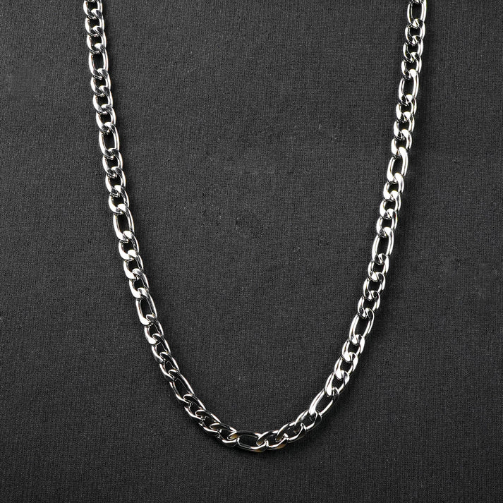 Silver Flex Figaro Chain