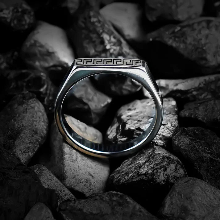 Silver Versace Ring