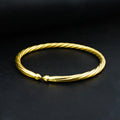 Golden Twisted Bangle