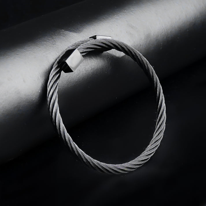 Black Metallic Bangle